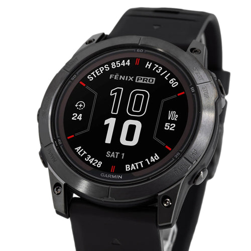 Garmin 010-02778-11 fēnix® 7X Pro – Sapphire Solar Edition Solar Men's Watch