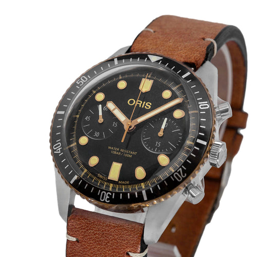 Oris Men's 01 771 7744 4354-07 5 21 45 Divers Chronograph