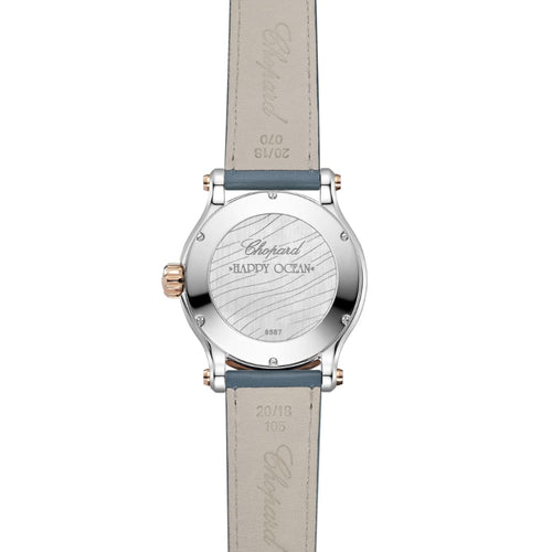 Chopard Ladies  278587-6001 Happy Ocean Diamonds Watch