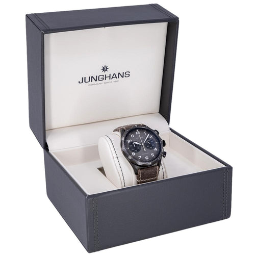 027/3794.00-Junghans Men's 027379400 Meister Pilot Brown Watch