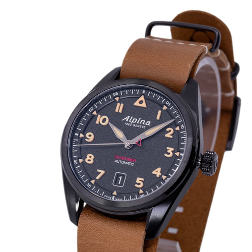 Alpina AL-525BW4SB36 Startimer Automatic Men's Watch