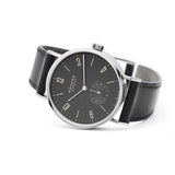 603-Nomos Glashutte Tangomat Ruthenium 603  Black Dial Watch