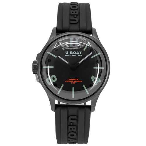 U-Boat Men's 9545 Darkmoon 40 mm Black Curved PVD