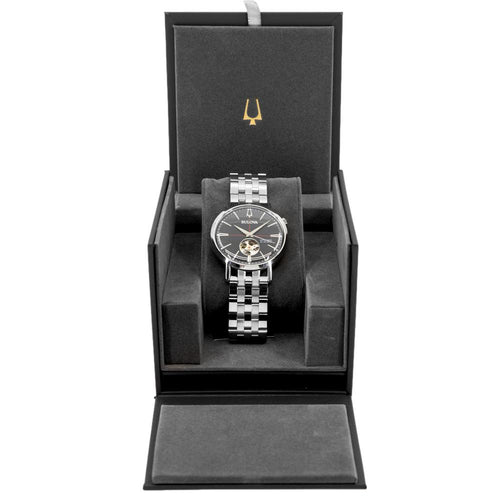 96A199-Bulova Men's 96A199 Classic Black Dial  Auto Watch
