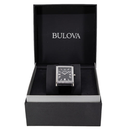 Bulova 96B445 Classic Rectangle Quartz Men's Watch