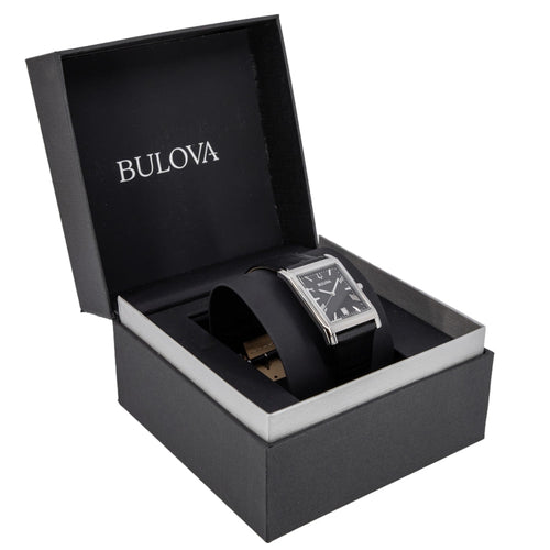 Bulova 96B445 Classic Rectangle Quartz Men's Watch