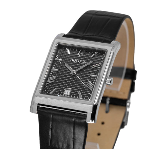 Bulova 96B445 Classic Rectangle Quartz Men's Watch
