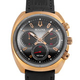 Bulova Men's 98A156 Curv Rose Gold 43mm Quartz Chronograph