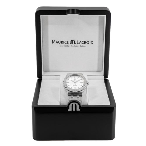 AI6008-SS002-130-1-Maurice Lacroix AI6008-SS002-130-1 Aikon Silver Dial Watch