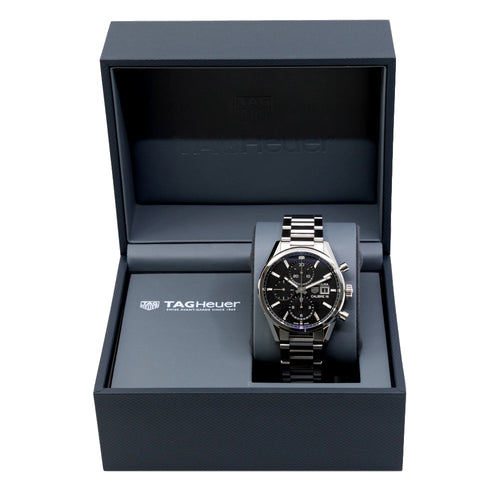Tag Heuer Men's CBK2110.BA0715 Carrera Black Dial Auto Watch