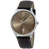 H38525721-Hamilton Men's H38525721 Jazzmaster Thinline Date Watch