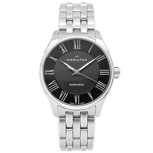 Hamilton Men's H42535130 Jazzmaster Black Dial Watch