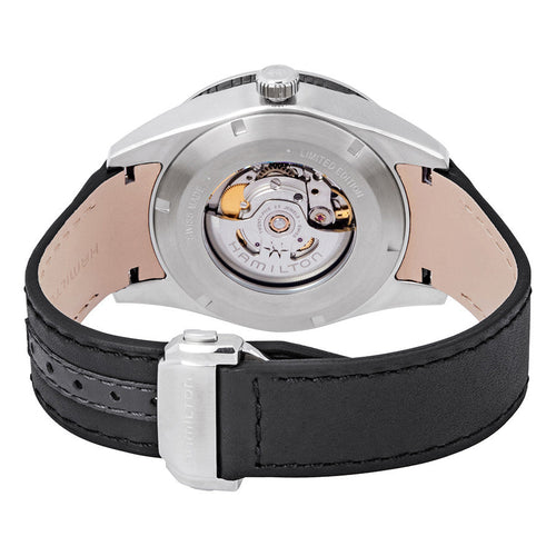 H43725731-Hamilton Men's H43725731 Broadway GMT Black Dial  Watch