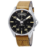 H64645531-Hamilton Men's H64645531 Khaki Pilot Day Date Auto Watch