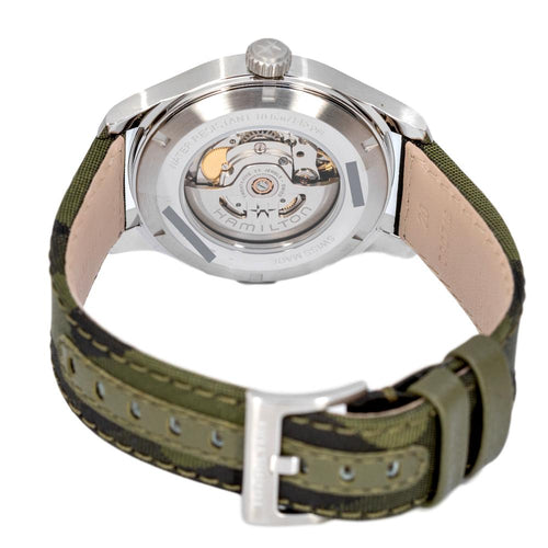 H70535061-Hamilton Men's H70535061 Khaki Field Day Date Auto Watch