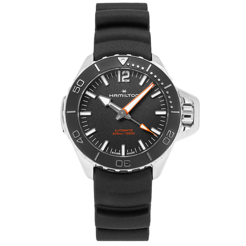 Hamilton Men's H77825330 Khaki Navy Frogman Auto
