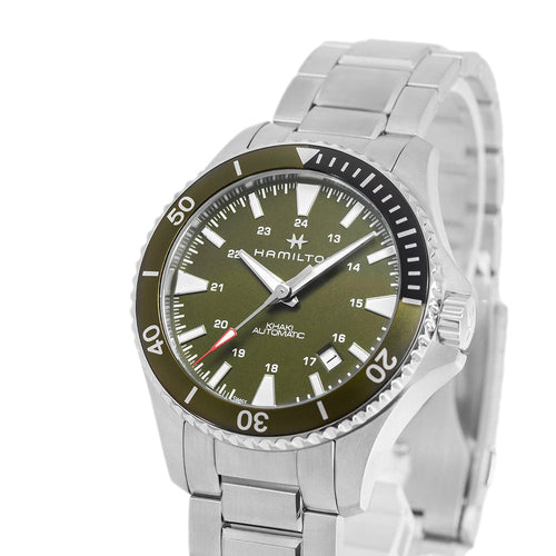 Hamilton H82375161 Khaki Navy Scuba Green Dial Auto