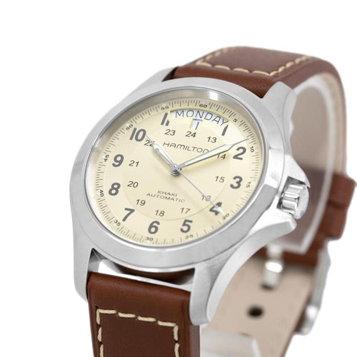 H64455523-Hamilton Men's H64455523 Khaki Field King Auto Watch
