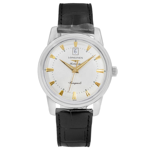 Longines Men's L1.645.4.75.4 Heritage Silver Dial Automatic