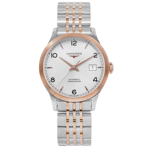 Longines Men's L2.821.5.76.7 Record 40mm Auto Chronometer