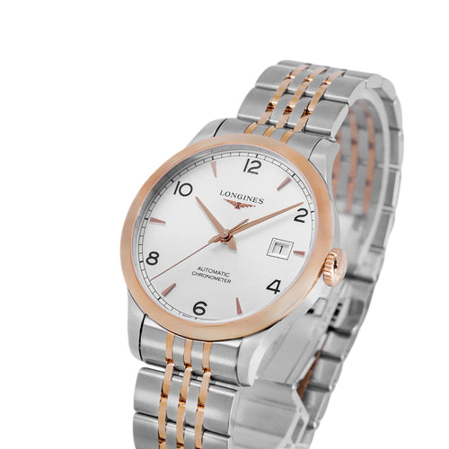 Longines Men's L2.821.5.76.7 Record 40mm Auto Chronometer