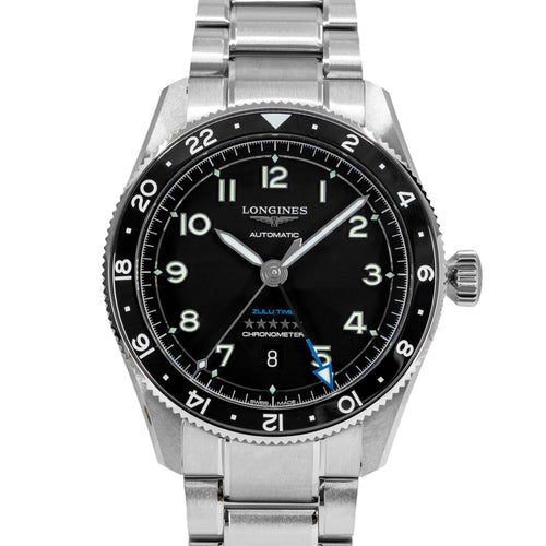 Longines L38124536 Spirit Zulu Time Automatic Men's Watch