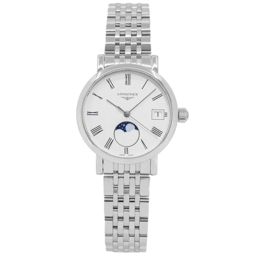 Longines L43304116 Elegant Collection Moonphase Quartz Woman's Watch