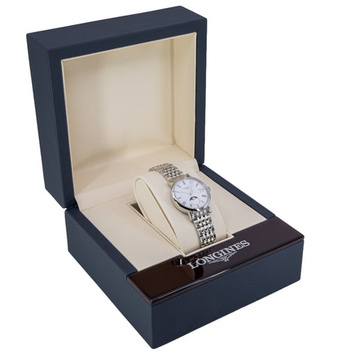 Longines L43304116 Elegant Collection Moonphase Quartz Woman's Watch
