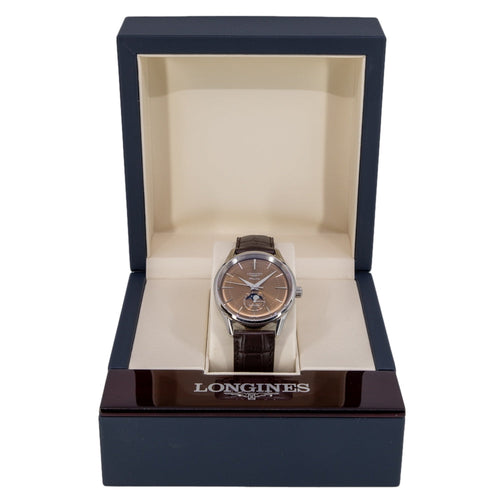 Longines L48154622 Flagship Heritage Moonphase Automatic Men's Watch