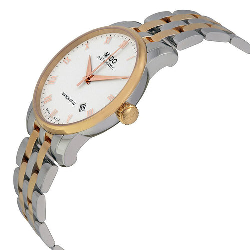 M86009N61-Mido Men's M86009N61 Baroncelli White Dial  Watch