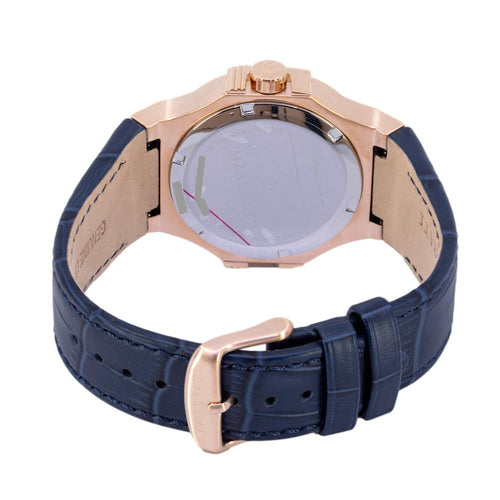 Maserati Men's R8851108027 Potenza Blue Dial PVD Watch
