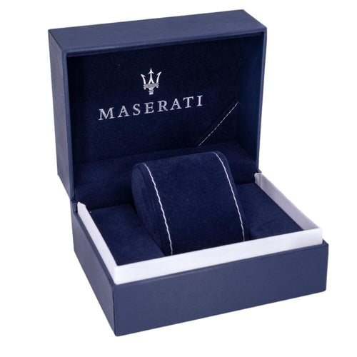 Maserati Men's R8851108027 Potenza Blue Dial PVD Watch