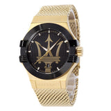 Maserati Men's R8853108006 Potenza Black Dial Watch