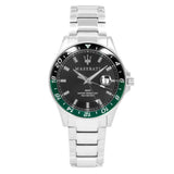Maserati Men's R8853140005 SFIDA GMT Black Dial Watch