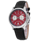 R8871638002-Maserati Men's R8871638002 Legend Red Dial Chrono Watch