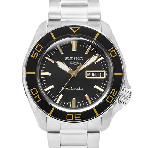 Seiko Men's SRPK99K1 5 Sports Black Dial Automatic
