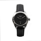 T1012101605100-Tissot Ladies T101.210.16.051.00 T-Classic Black Dial  Watch