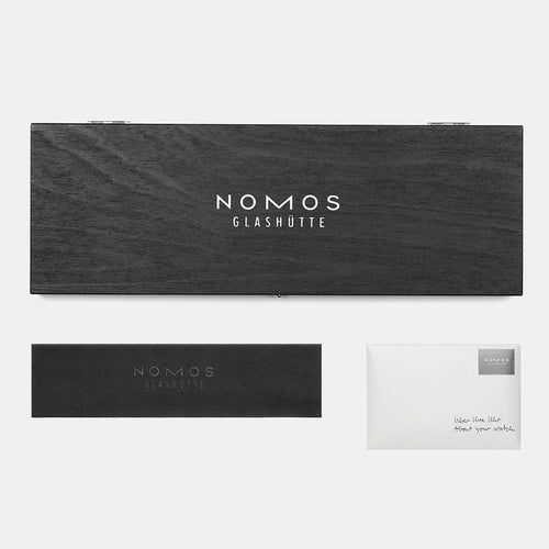 Nomos Glashutte 120 Tangente 33 Duo White Dial Watch